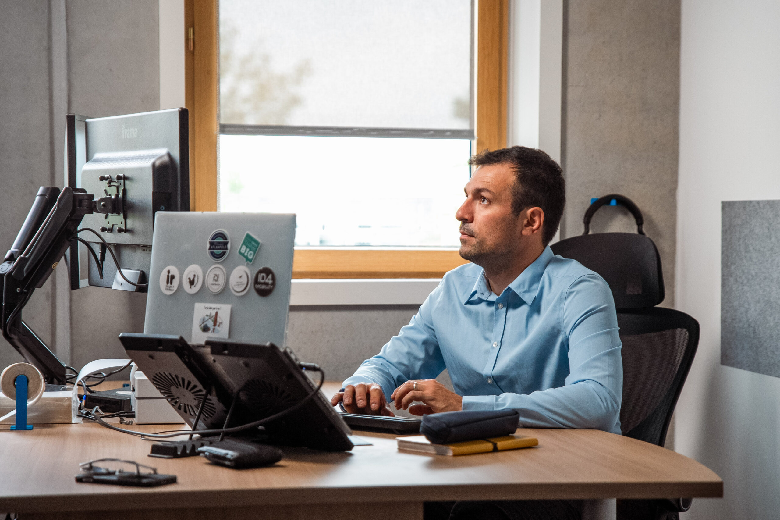 Benjamin, CEO of Inspemon, pictured in a professional setting.